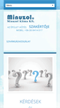 Mobile Screenshot of minuzolklima.hu